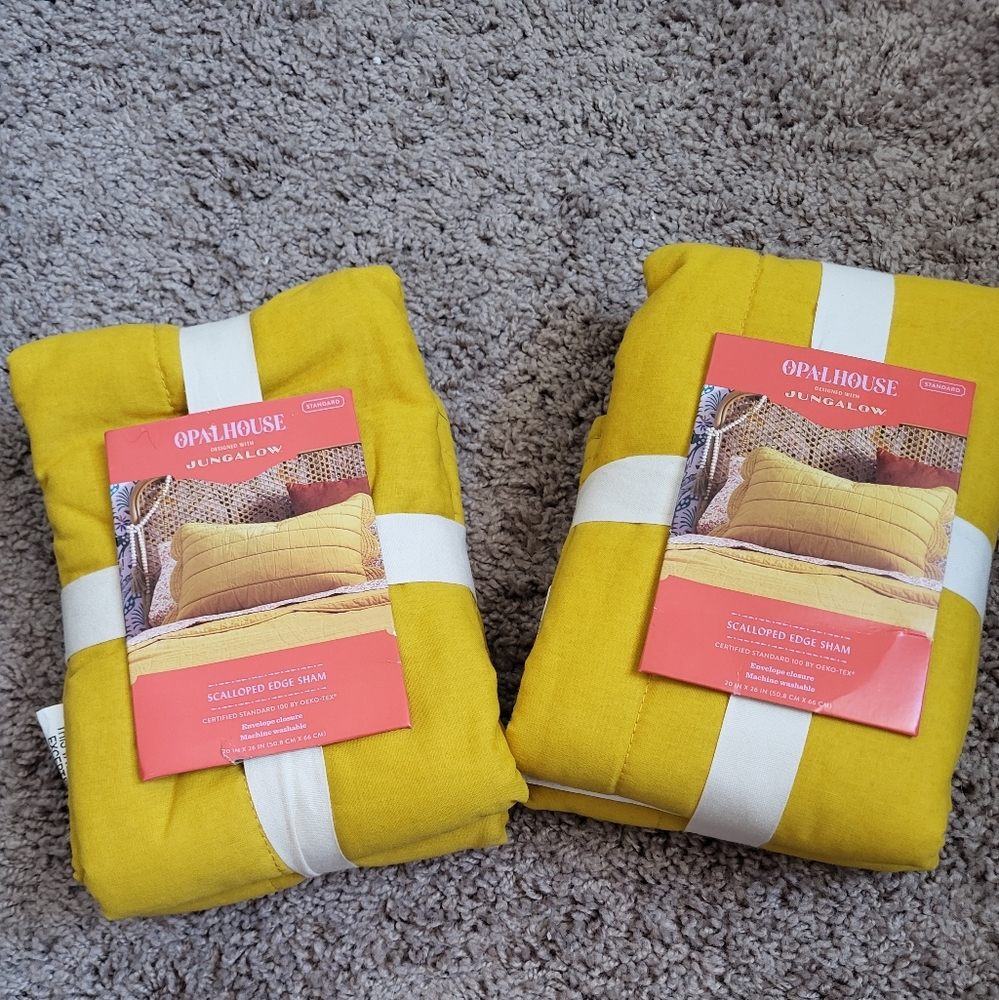 Target Opalhouse Yellow pillow shams